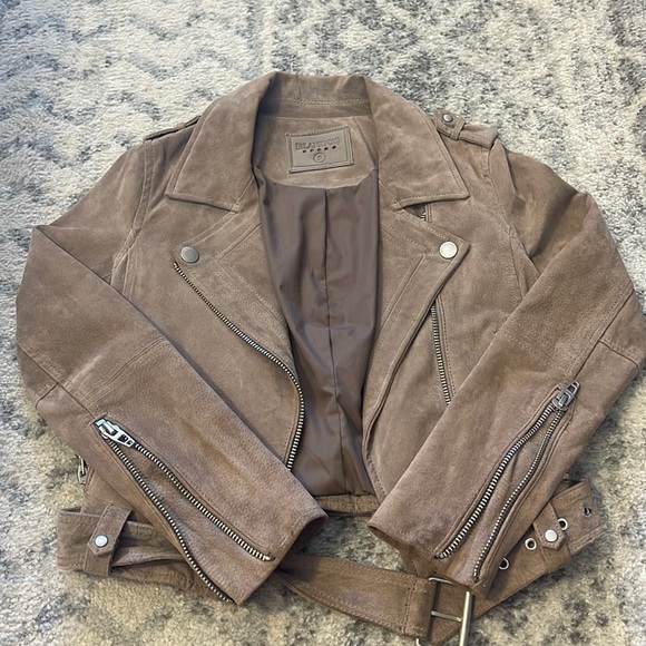 Blank NYC Taupe Suede Jacket - Picture 3 of 5